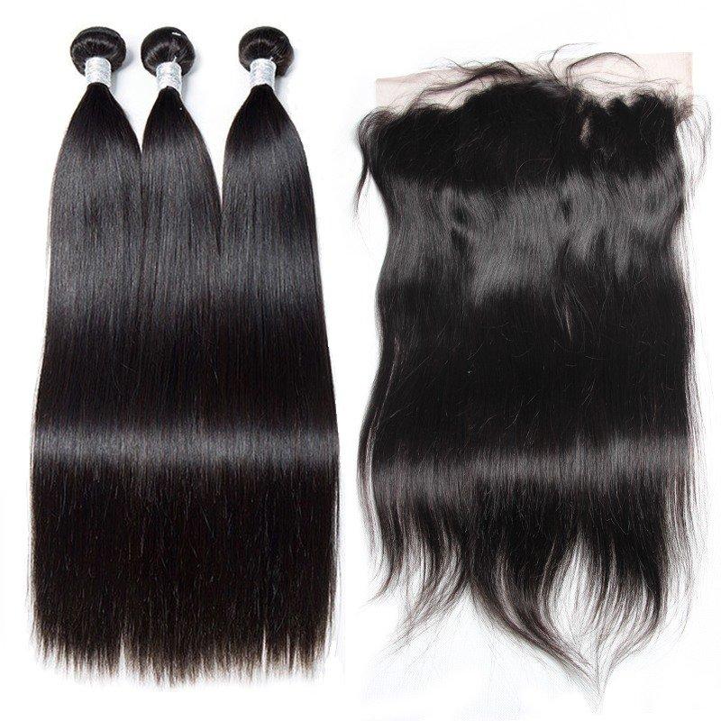 13x4 HD Frontal + 3 Bundles